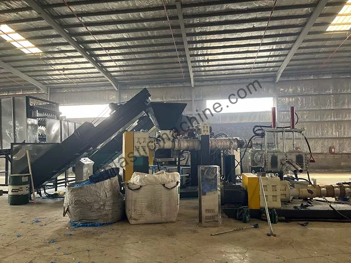 Plastic granulation line in Saudi Arabia