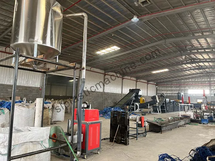 Plastic pelletizing recycling plant in Saudi Arabia