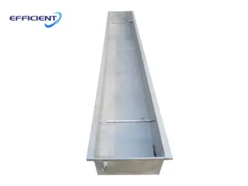 cooling tank for plastic pelletizing process