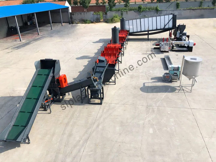 plastic recycling line