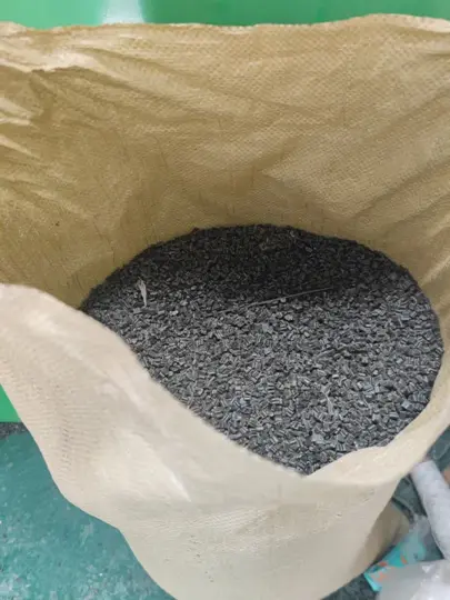 recycled plastic pellets